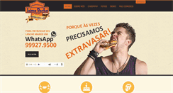 Desktop Screenshot of hamburgueriajaimerocha.com.br